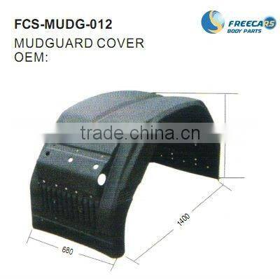 high quality trailer universal mudguard (WITH WHITE GARNISH)