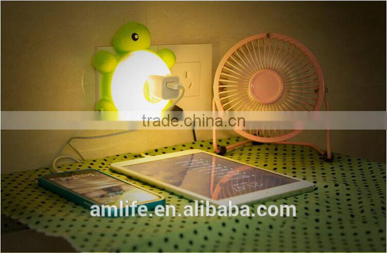 Energy saving smart light turtle voice sound sensor light baby small night LED light