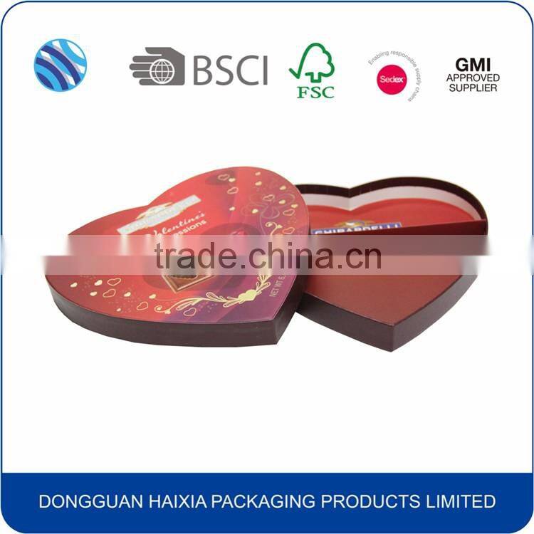 Luxury Design Custom Decorative Cardboard Chocolate Gift Box