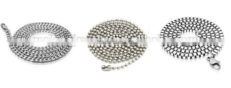 High Quality Hipster Stainless Steel Box Chain Necklace Wholesale