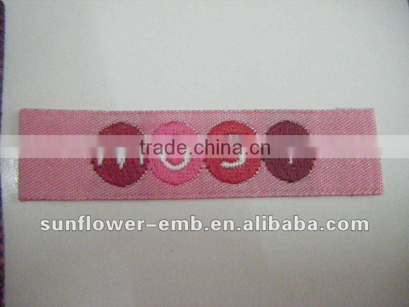 Woven clothing label