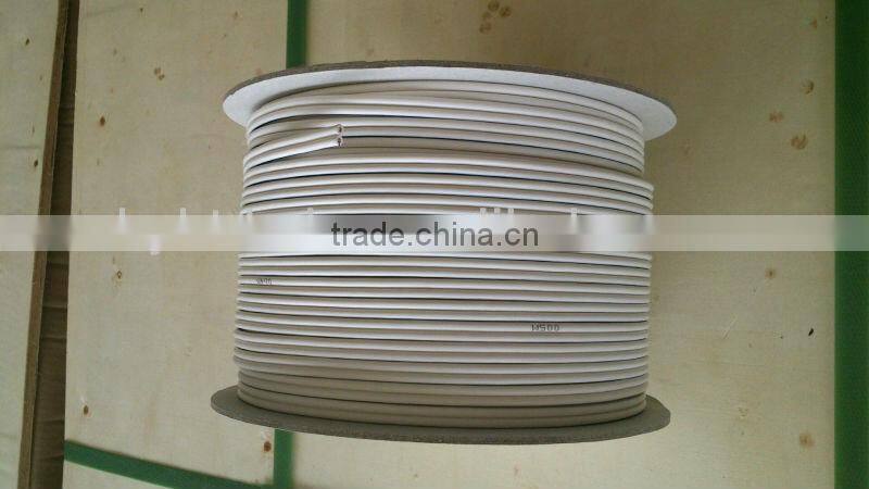 high quality 2 core flat speaker cable with color line