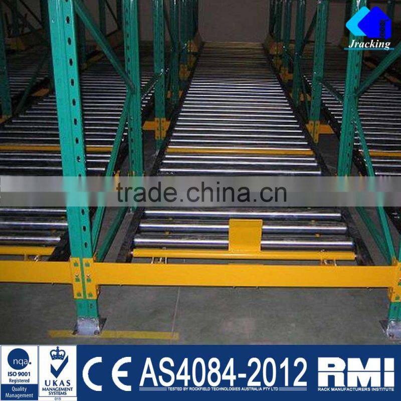 China Manufacturer Jracking Metal Warehouse Gravity Racking System For Sale