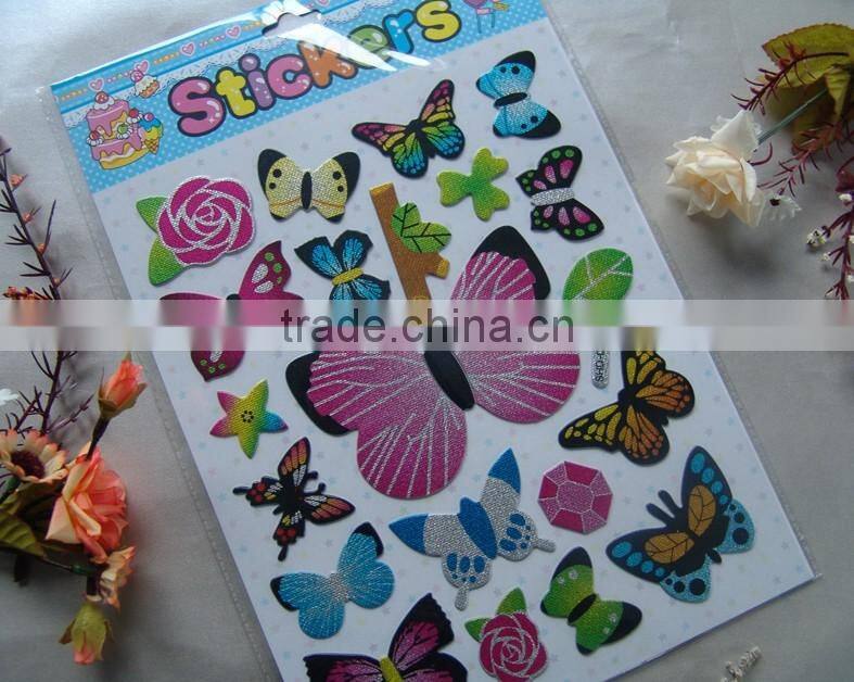 2015 popular Custom sticker paper,glow in the dark sticker paper custom
