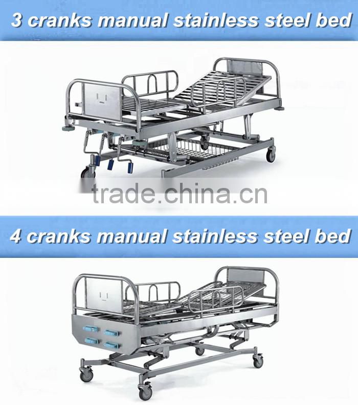Two function stainless steel antique hospital beds