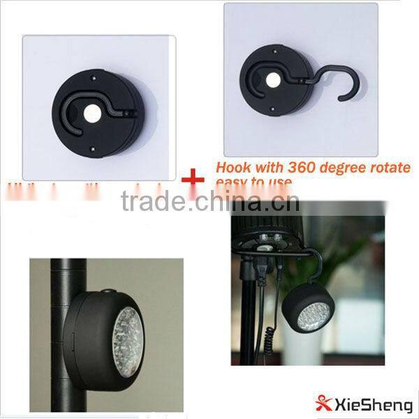 24 Led Magnetical 3pc AAA Battery Led Working Light with Hook