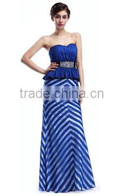 Gorgeous Sheath high neck Petite Formal Evening Gowns With Beading