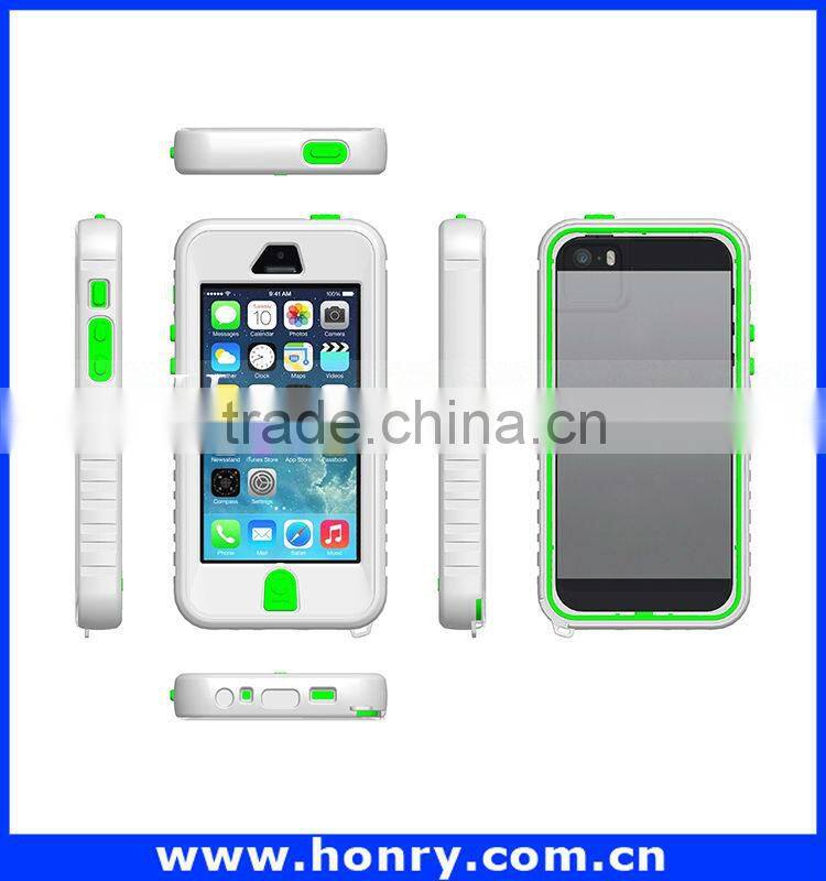 Latest colorful waterproof case with keybord for iphone 4, waterproof phone case