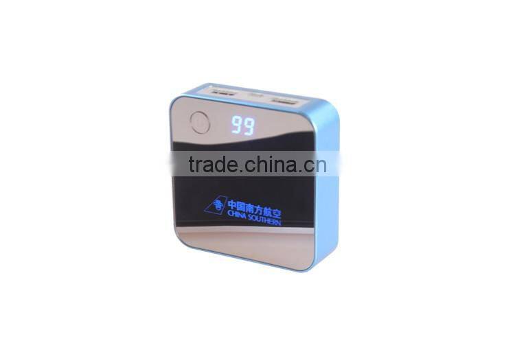 dual usb output digital and picture display phone charger 7800mah power bank