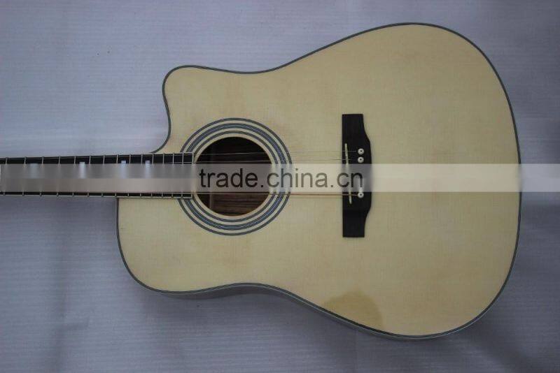 DC-77-2 model spruce&zebra wood acoustic guitar