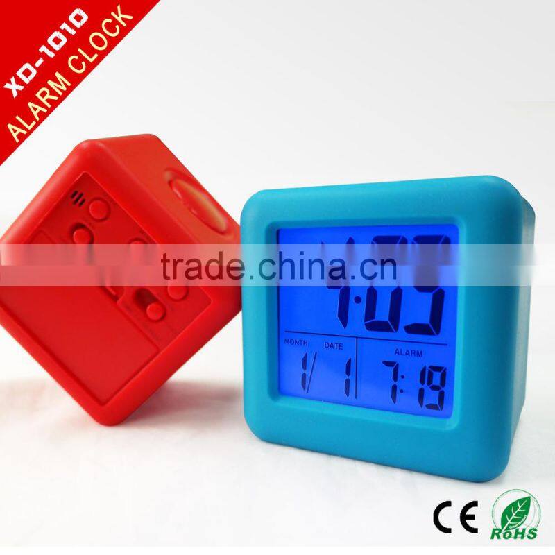 cheap novelty plastic kids alarm clock