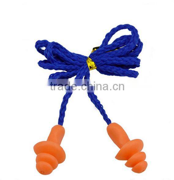 Yellow swimming waterproof safety ear plug