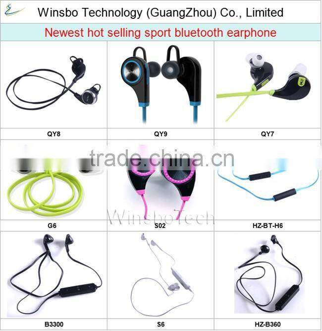2016 new Stereo bluetooth headset/bluetooth earhook/Stereo HZ-S98A