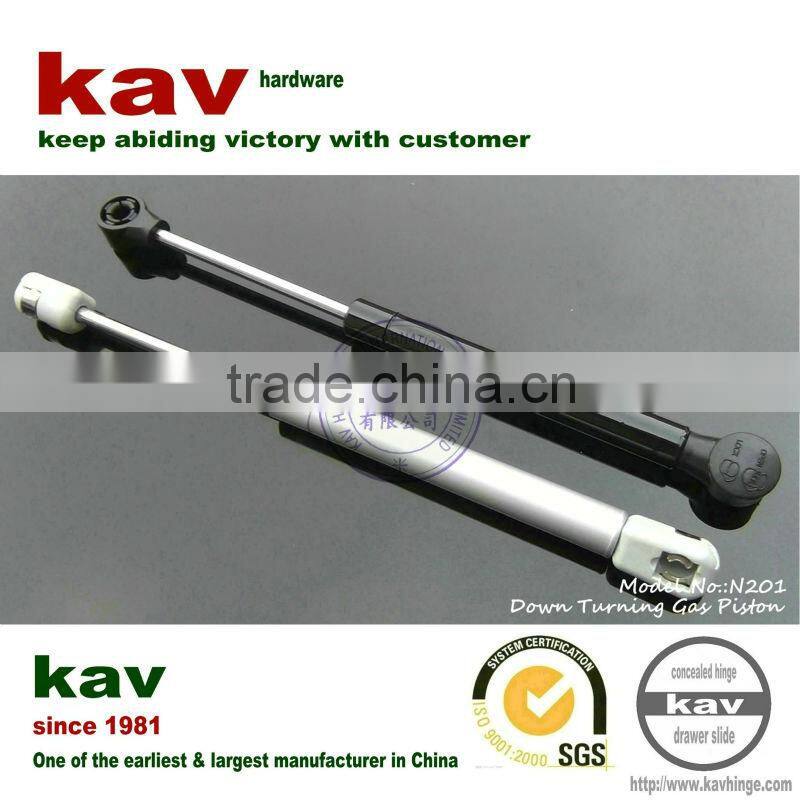 kav brand down turning hydraulic gas strut for wall cabinet