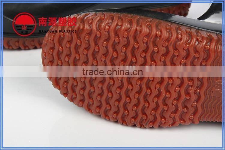 Yellow lightweight fishing work PVC rain boots wholesale
