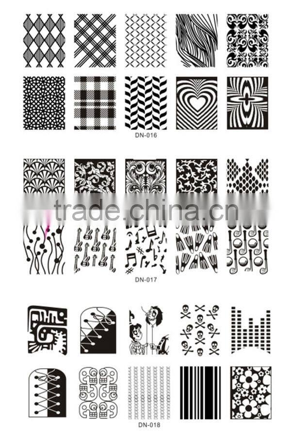 big 6*12cm nail art image plate,stamping nail art image plate