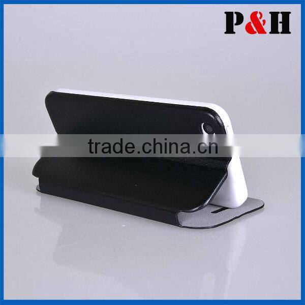 2015 factory leather skin case for iphone 5 cell phone case