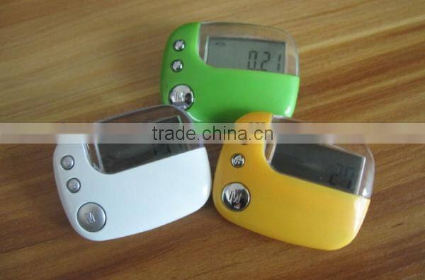 3 Buttons Multifunctional Digital Pedometer with Calculating calories and distance