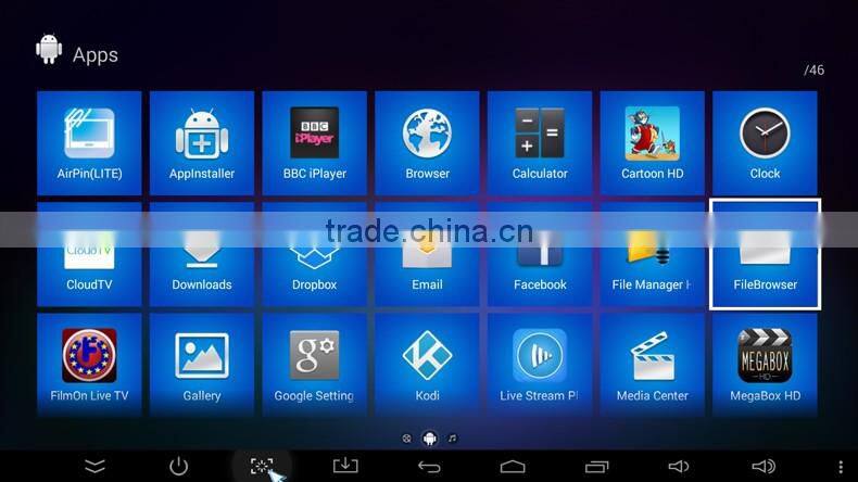 Metal Housing Quad Core Android 5.1 TV Box T95 Smart TV Box Android Amlogic S905