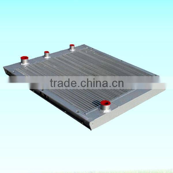 finned aluminium oil cooler/cooling fan motors compressor for air cooling parts screw air compressor parts