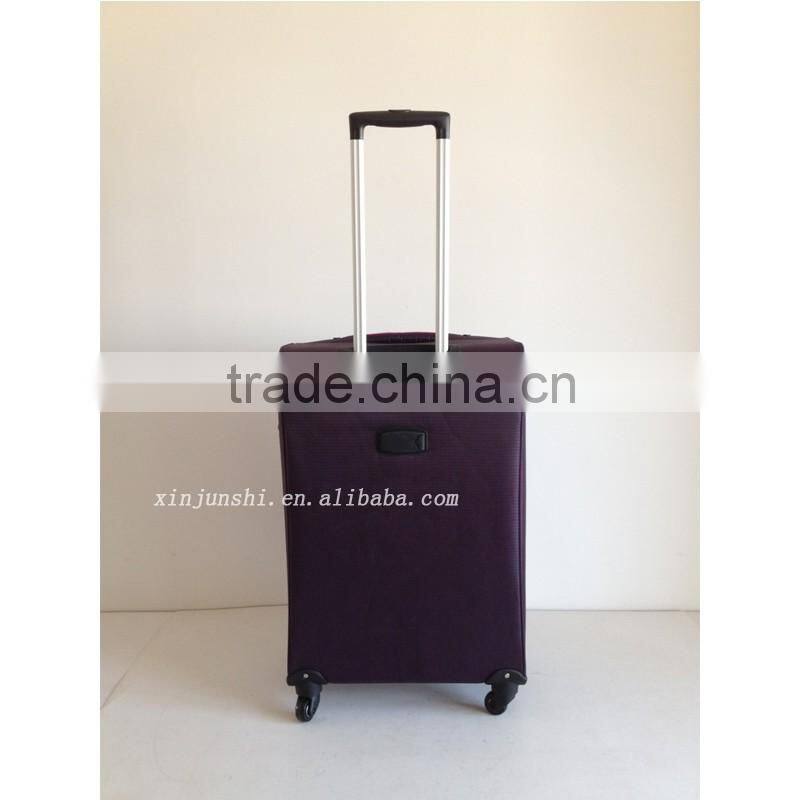 lightweight soft luggage with external wheels