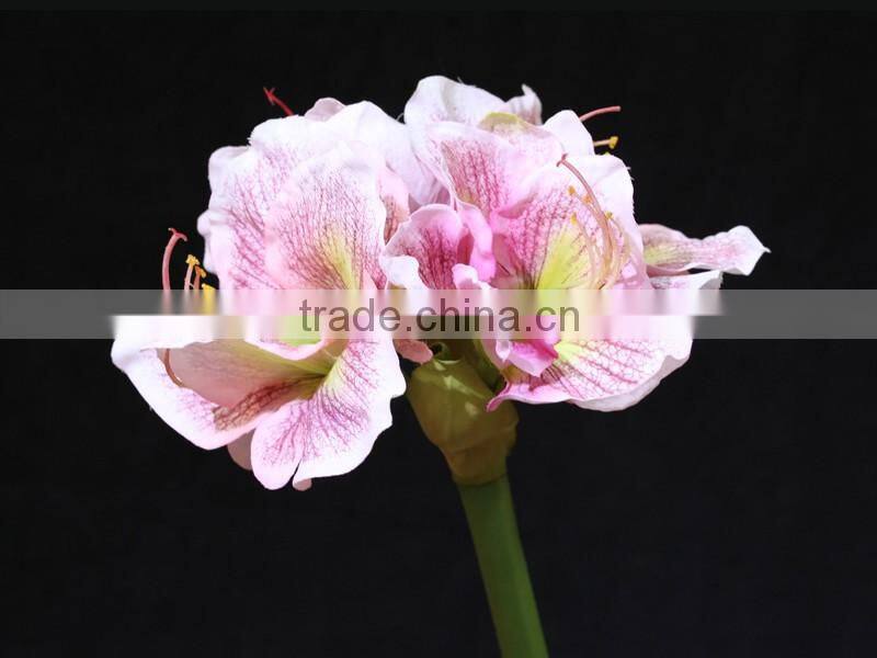 Silk single artificial hippeastrum decorative artificial flower making