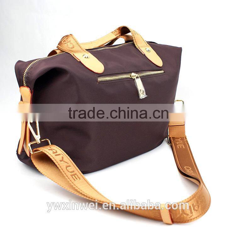 Italy style fashion upscale nylon woman bag, high-end european satchel