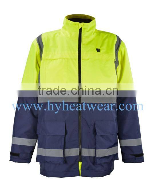 Heated outdoor working clothing