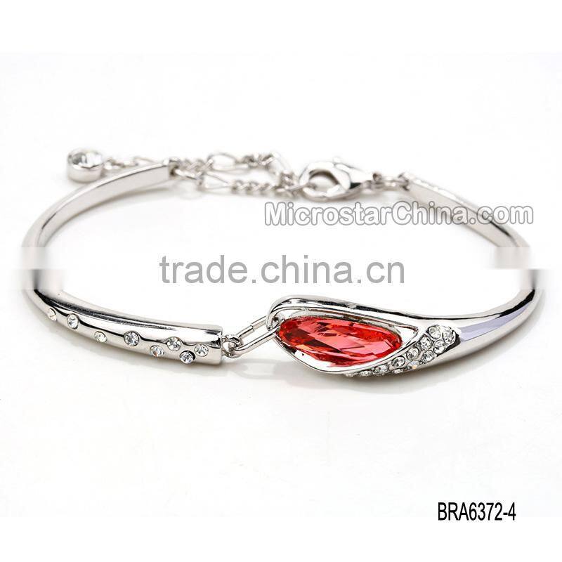 Alloy inlaid Austria diamond rhinestone bangle