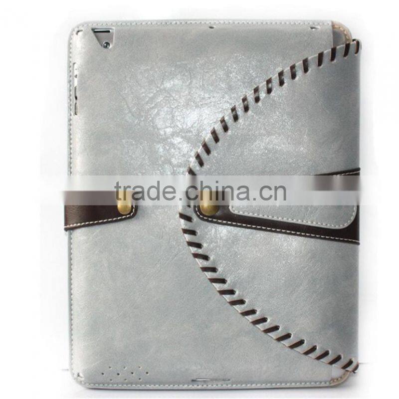 Newest PU leather case for ipad air 2/3, 9.7 inch tablets pc
