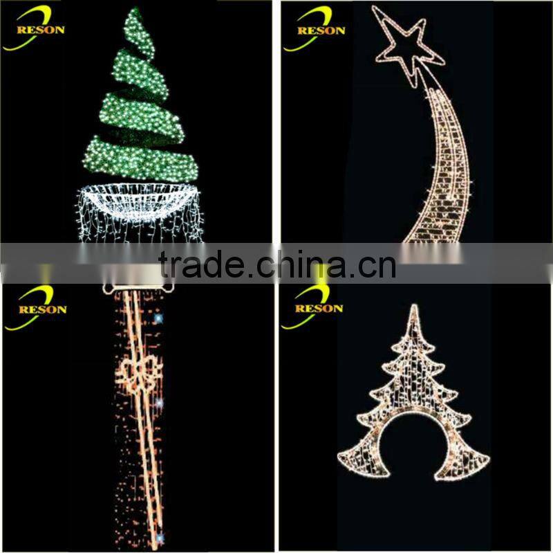 Gold supplier decorative outdoor lighting poles