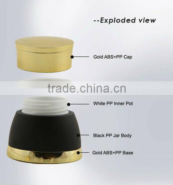 Empty Plastic Double Wall Face Cream Container 15/30/50g
