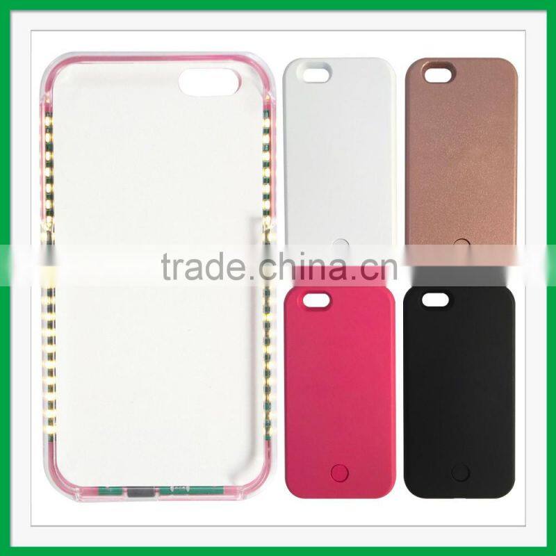 100% Genuine Original Light up LED Selfie hard Case for iPhone 6s 6