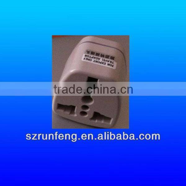 Plastic shell for recharge socket