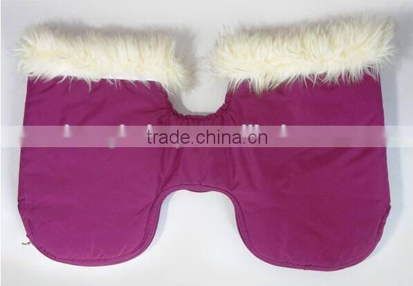 Kids Baby Pram Stroller Accessory Plush Hand Muff Waterproof Gloves Warmer Winter Gift