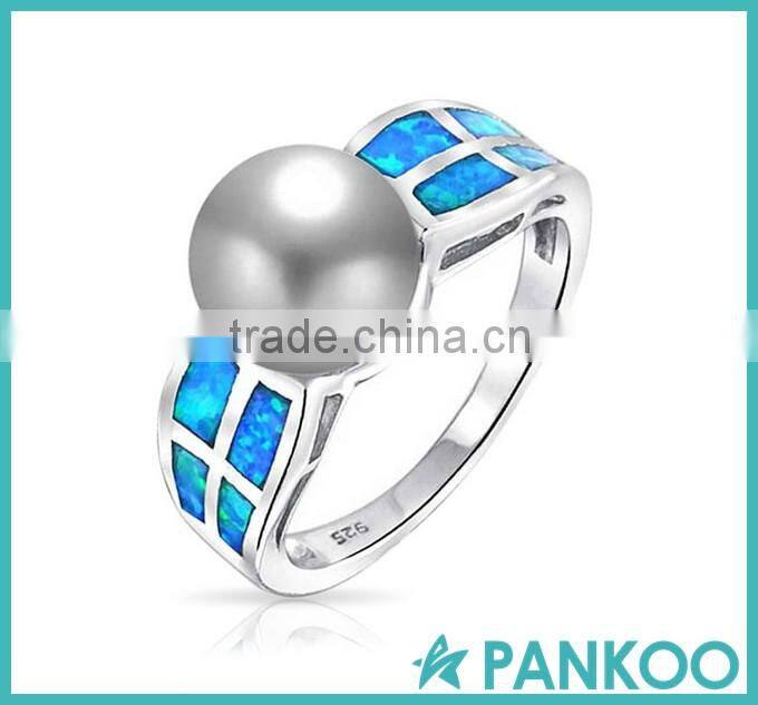 Wholesale retro top tier black gems 925 sterling silver rings engagement ring