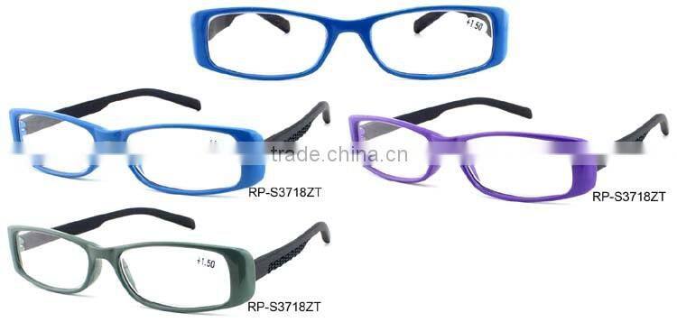 RP-S3718 Fashion plastic reading glasses, new design custom logo eyewear