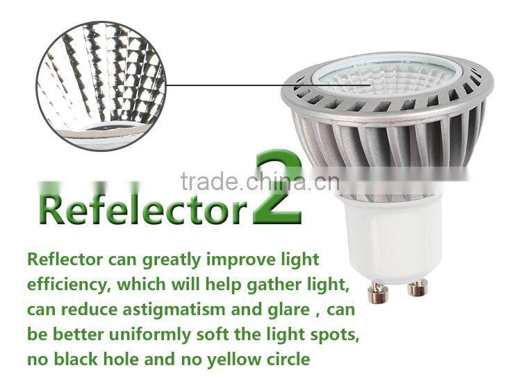 China manufacturer cob 4W LED light GU10 LED Spotlight Lamp