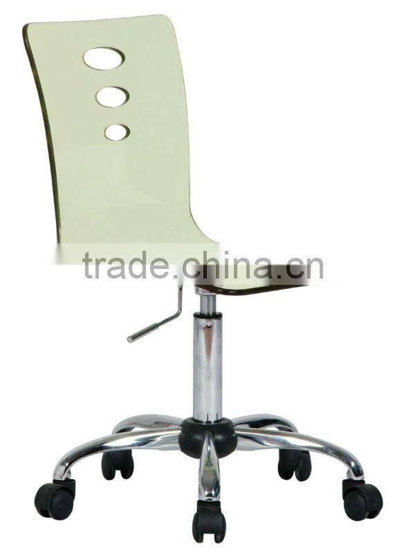 chromed dining chair