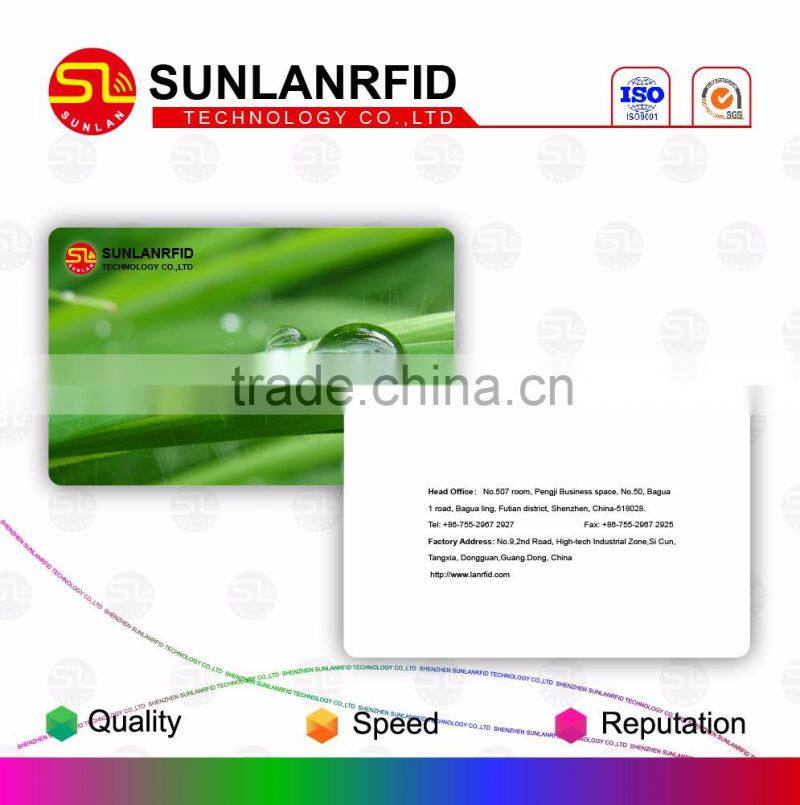 Bar code Craft Scratch-off Panels Combo Hybrid IC Card RFID Business cards