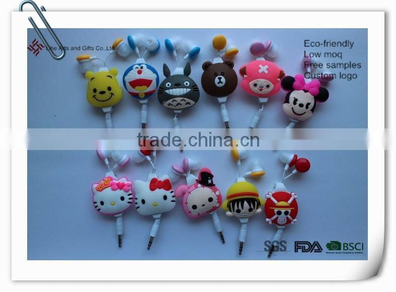 Good quality hot cartoon designs earphone for children