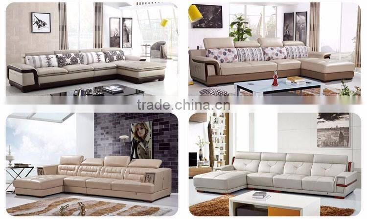 Aesthetic design easy clean moistureproof OEM set sofa leather