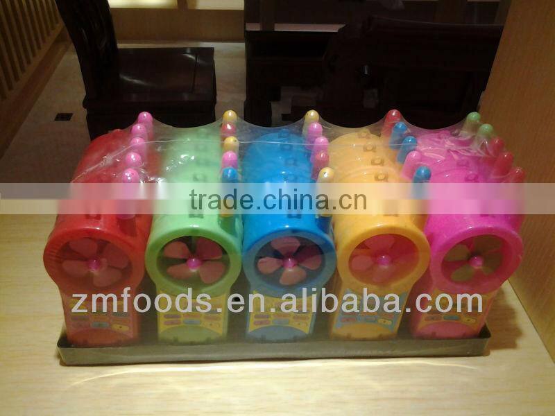 Fan Mobile Toy Candy with heart shap tablet candy