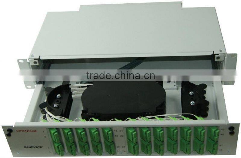 12 core/8 core FTTH metal/plastic outdoor fiber optic distribution box/optical terminal box