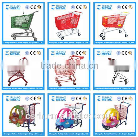 RH-SE125 125L 910*550*1010mm Metal Supermarket Cart