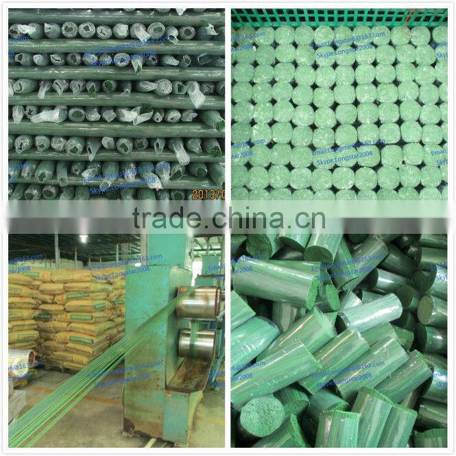 Artifical PVC Pine Needle With cashmere Used For Making Artifical Christmas Tree