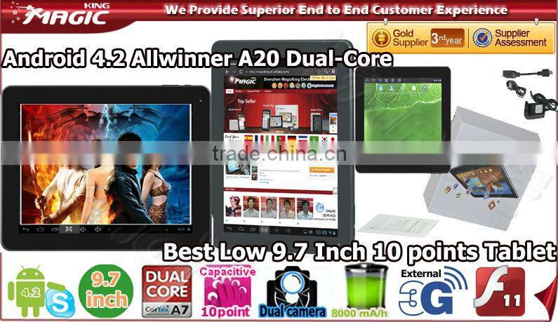 Boxchip capacitive touch screen replacement tablet 9.7 tablet pc