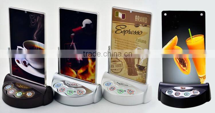 Convenient wireless table buzzer for restaurant