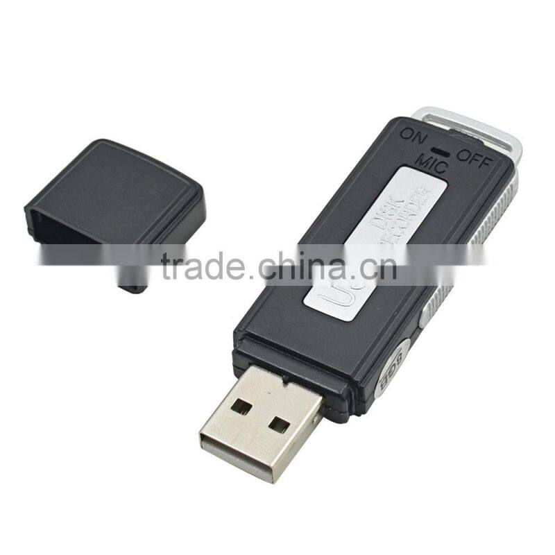 2016 new arrival High Quality Digital USB Voice Recorder 8GB Mini Dictaphone WAV Audio Recorder USB Flash Drive Recording Pen