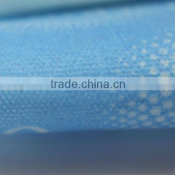 China manufacturer embossed polyester square net nonwoven fabric